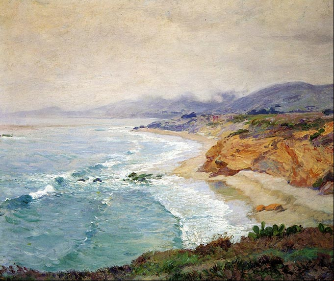 Guy Rose, pintor impresionista estadounidense - Lifting Fog, Laguna Guy Rose, pintor impresionista estadounidense - Lifting Fog, Laguna