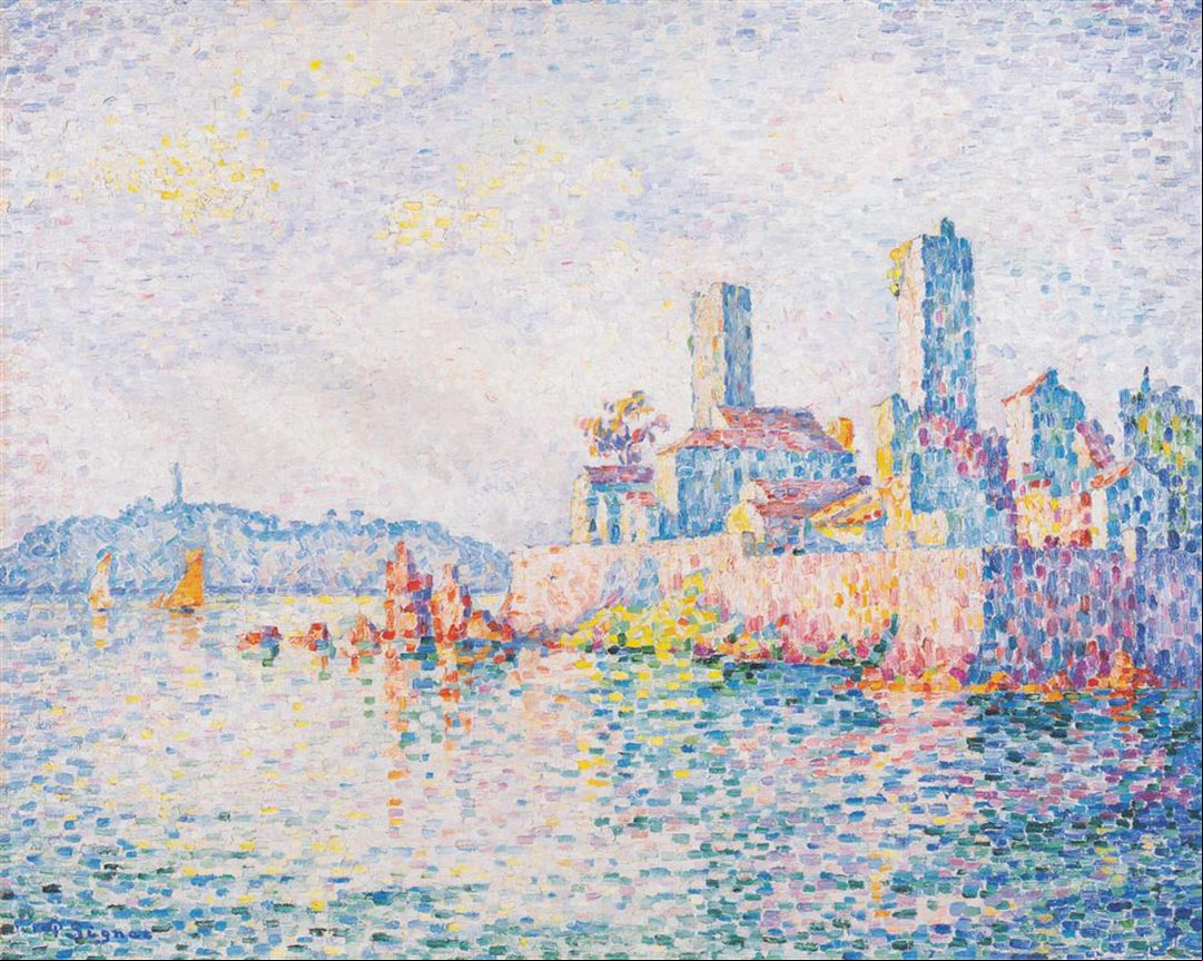 Paul Signac Antibes, The Towers, 1911, impresionismo