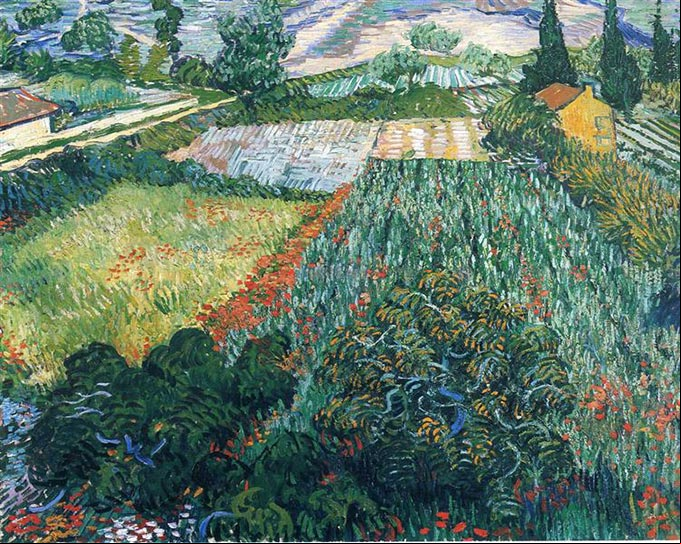 Vincent van Gogh - Field with Poppies, 1889 Vincent van Gogh - Field with Poppies, 1889
