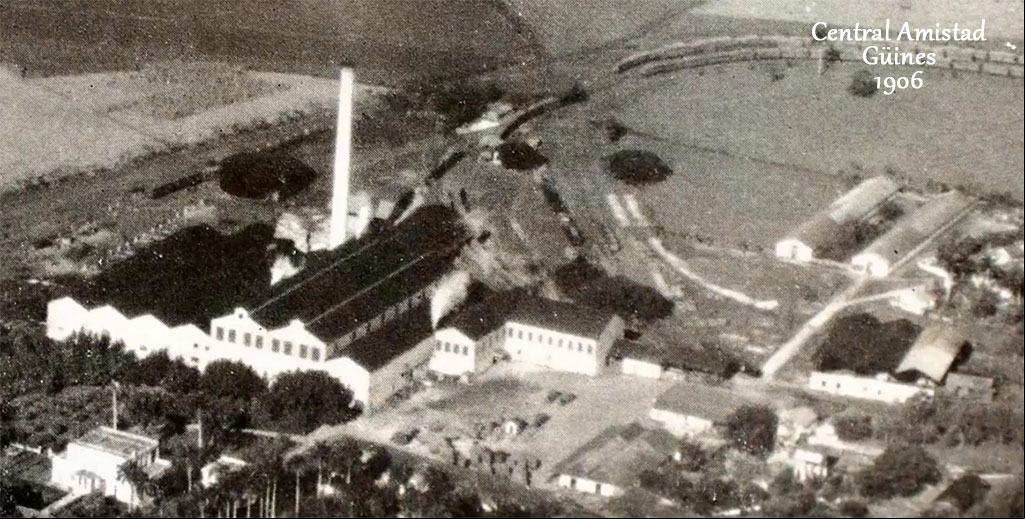 Vista aérea del Central azucarero Amistad en 1926 Vista aérea del Central azucarero Amistad en 1926