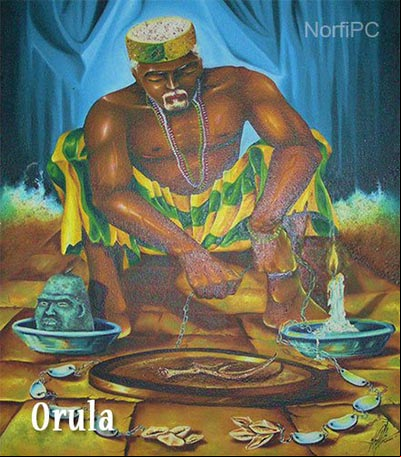 Orula u Orunmila. Orisha benefactor de la humanidad y consejero Orisha yoruba Orula u Orunmila