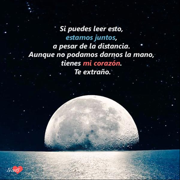 Si puedes leer esto, estamos juntos, a pesar de la distancia. Aunque no podamos darnos la mano, tienes mi corazón Si puedes leer esto, estamos juntos, a pesar de la distancia. Aunque no podamos darnos la mano, tienes mi corazón