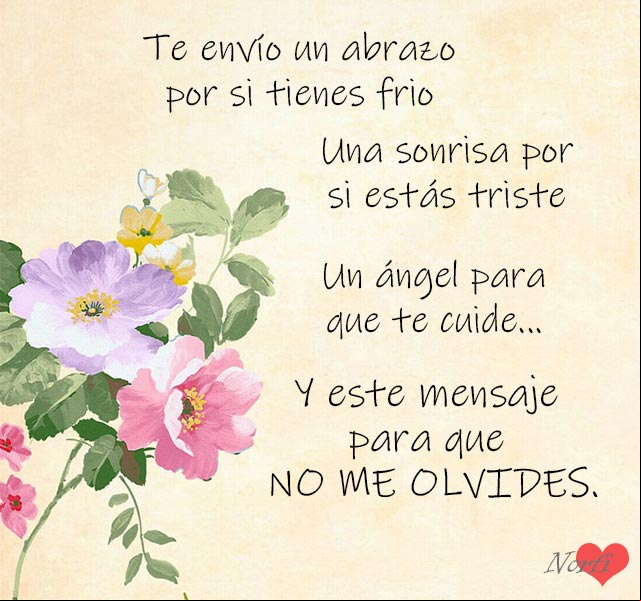 Para que no me olvides