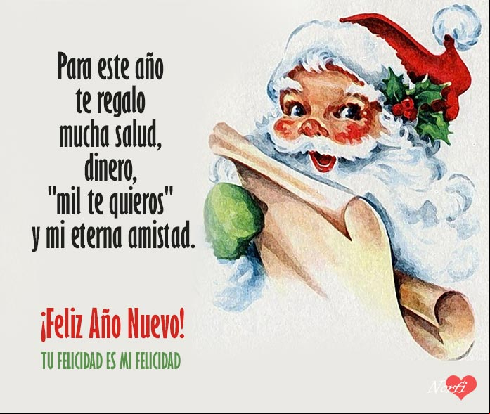 Mensajes de dicha, suerte y prosperidad para un nuevo año