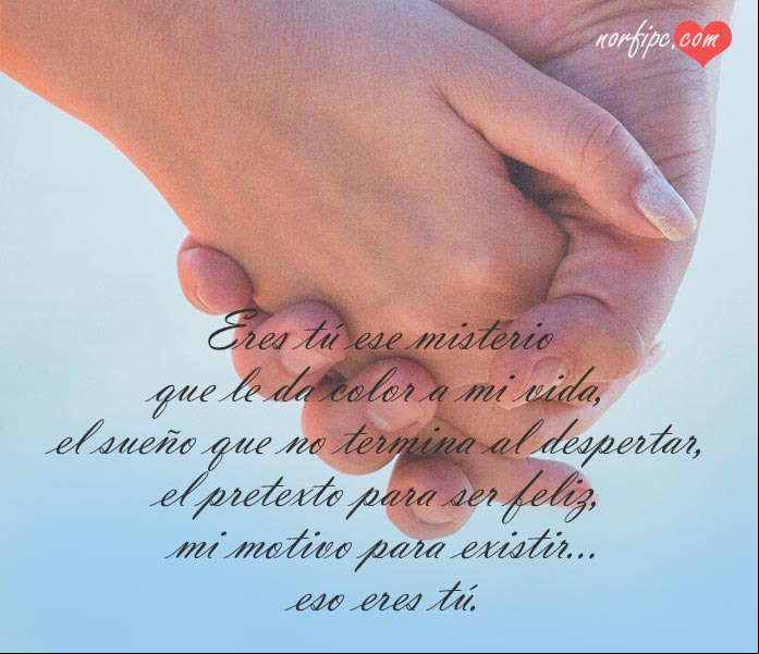 Eres tú mi motivo para existir