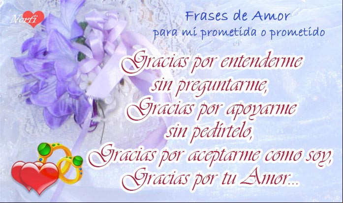 Frases de amor para mi prometida o prometido