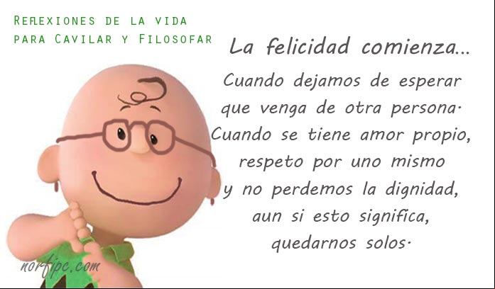 Reflexiones de la vida para cavilar y filosofar