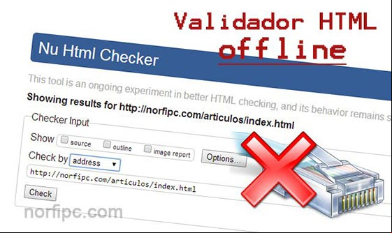 Como validar archivos HTML offline con el validador del W3C