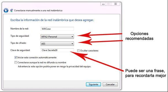 Configurar el equipo para conectarse a la red Wifi