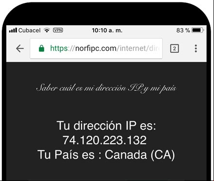 Comprobar si la navegación es a través de un VPN en el iPhone Comprobar si la navegación es a través de un VPN en el iPhone