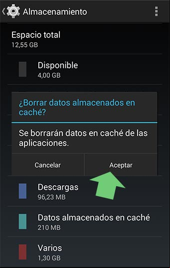 Eliminar datos de la caché en Android Eliminar datos de la cache en Android