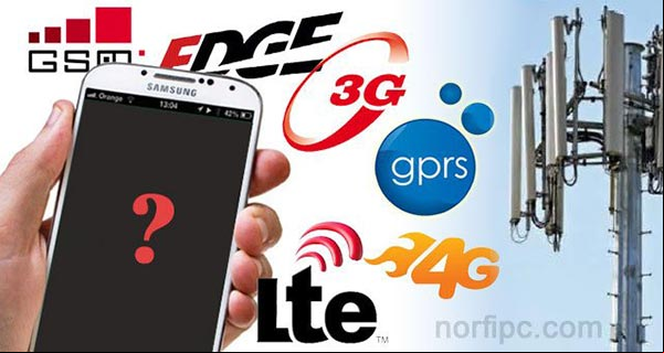 Las redes de transmisión de datos y estándares usados en la telefonía celular