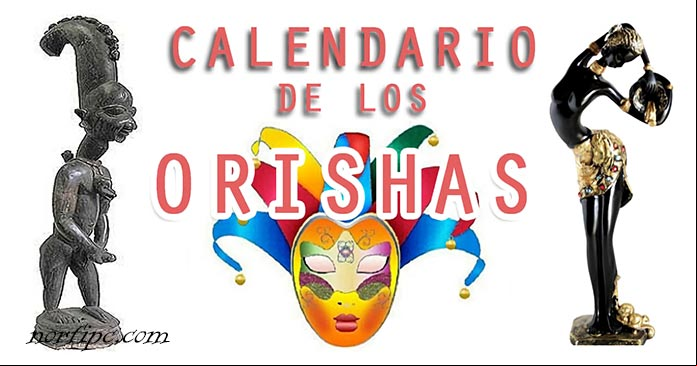 Calendario y días de los orishas de la santería cubana