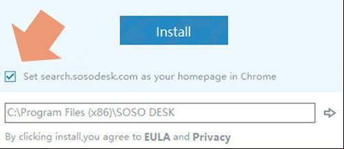 Ejemplo de instalación de Hijacker, programa que modifica la página de inicio del navegador