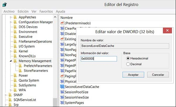 Como modificar los valores en el Registro de Windows para optimizar la memoria Como modificar los valores en el Registro de Windows para optimizar la memoria