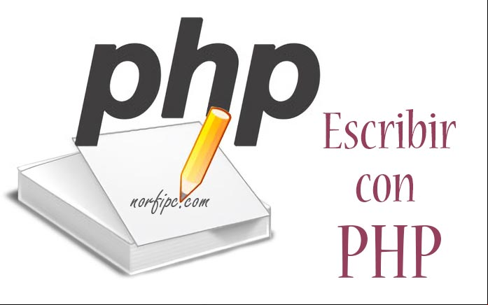 Como escribir con PHP en las páginas web Como escribir con PHP en las páginas web