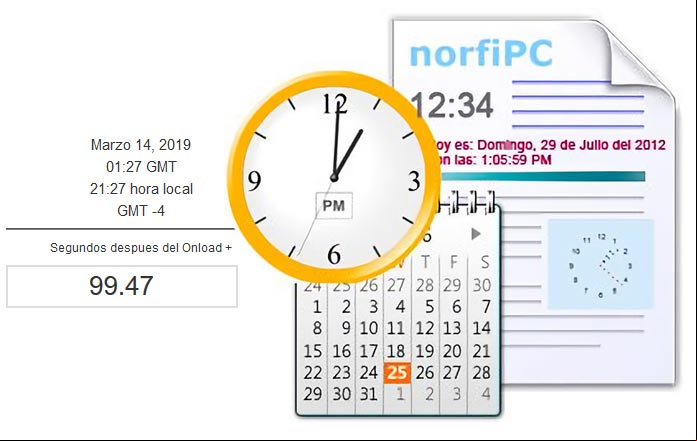 Como mostrar la fecha y hora en las páginas web usando Javascript Como mostrar la fecha y hora en las páginas web usando Javascript