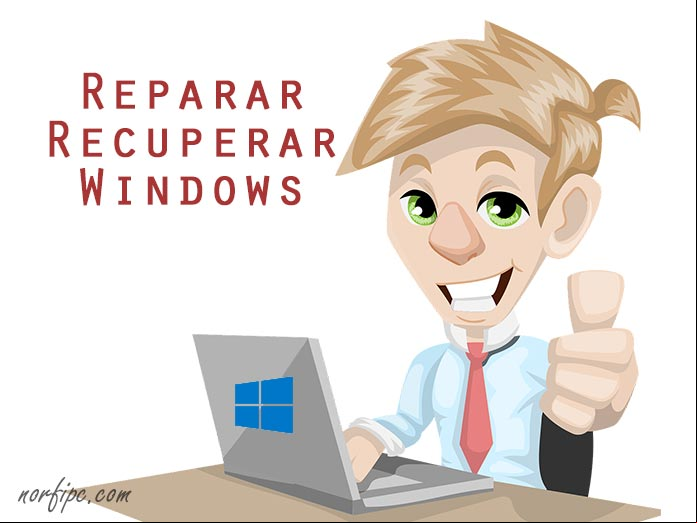 Reparar y recuperar una instalación dañada de Windows