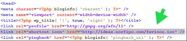 Agregar un archivo favicon.ico al código de un blog de WordPress Agregar un archivo favicon.ico al código de un blog de WordPress