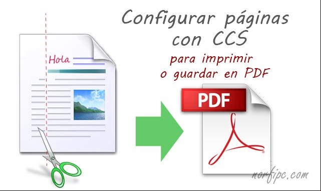 Configurar las páginas con CSS para imprimir o guardar en PDF Configurar las páginas con CSS para imprimir o guardar en PDF