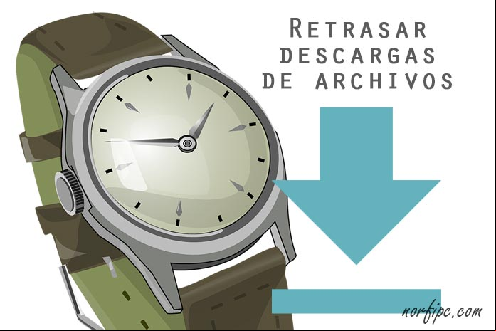 Retrasar la descarga de archivos y mostrar contador en los enlaces