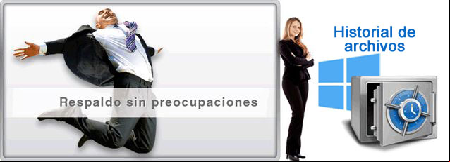 Usar Historial de archivos en Windows 8